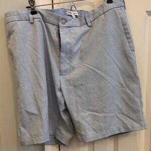 Peter Millar Sky Blue Flat Front Shorts